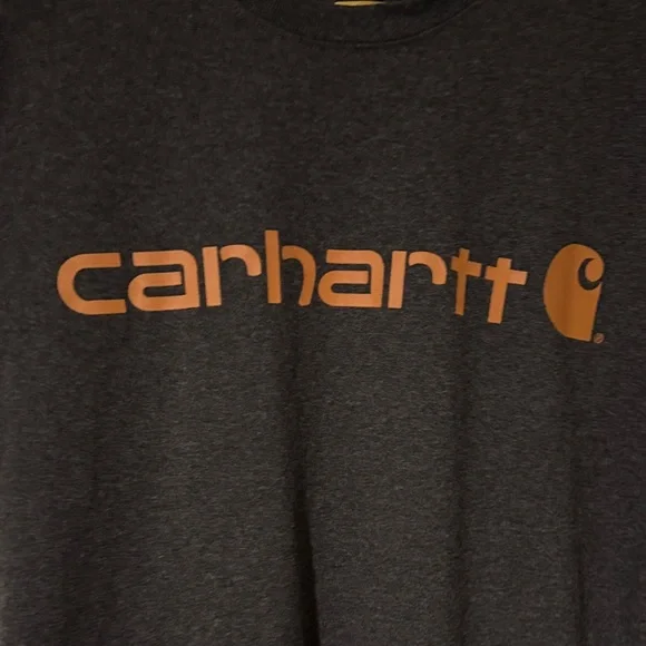 Carhartt Dark Gray Tee with Logo - Picture 2 of 5